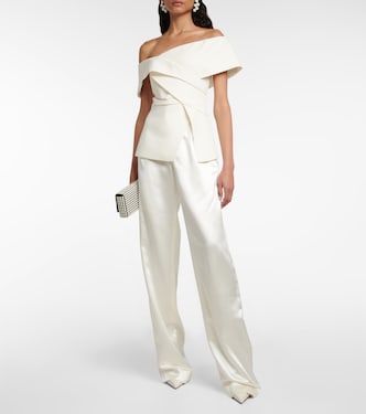 Pantaloni Miriam in seta e lana | Danielle Frankel