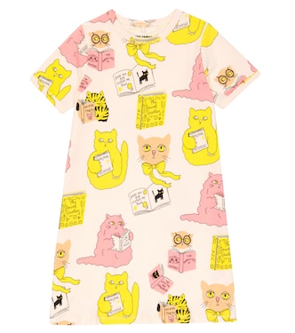 Printed cotton dress | Mini Rodini