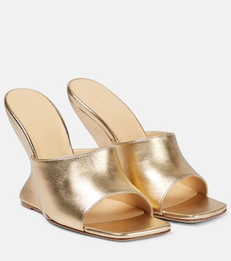 Mules Inverted Wedge de piel | Magda Butrym