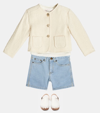 Shorts di jeans Corey con logo | Bonpoint