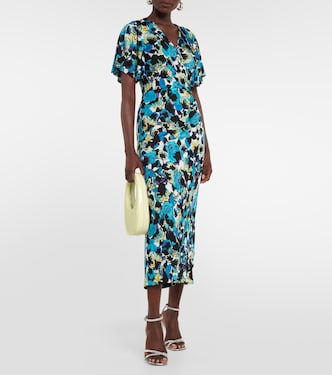 Zetna floral jersey midi dress | Diane von Furstenberg