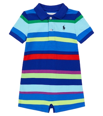 Baby - Playsuit in cotone a righe | Polo Ralph Lauren Kids