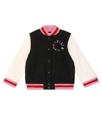 Collegejacke aus einem Wollgemisch | Stella McCartney Kids