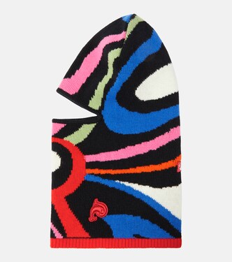 Marmo intarsia wool beanie | Pucci