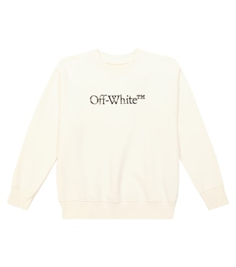 Sudadera en jersey de algodón con logo | Off-White Kids