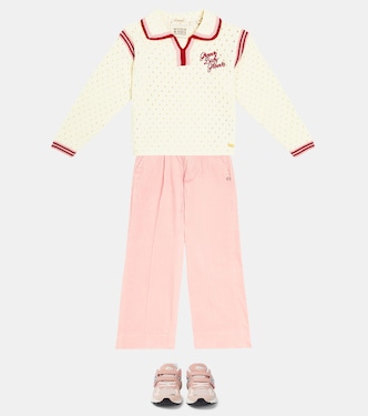 Weite High-Rise-Hose aus Cord | Scotch & Soda Kids