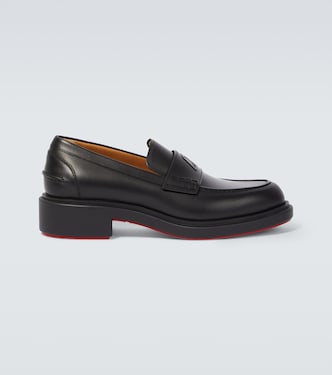 Monogram leather loafers | Christian Louboutin