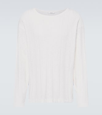 Cotton and linen T-shirt | Commas