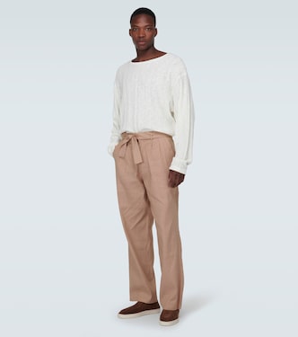 T-shirt in cotone e lino | Commas