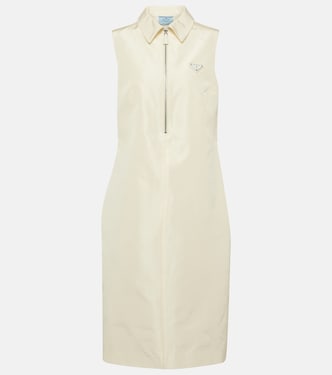 Midikleid aus einem Seidengemisch | Prada