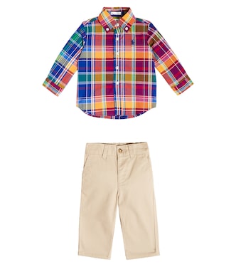 Bébé – Ensemble chemise et pantalon en coton | Polo Ralph Lauren Kids