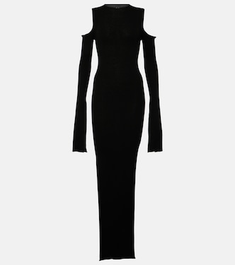 Knitted virgin wool maxi dress | Rick Owens
