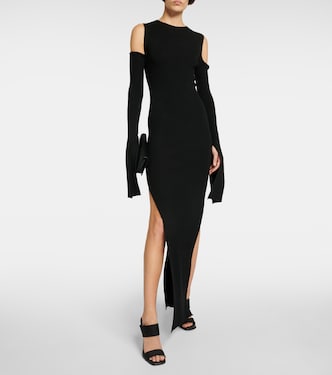 Knitted virgin wool maxi dress | Rick Owens