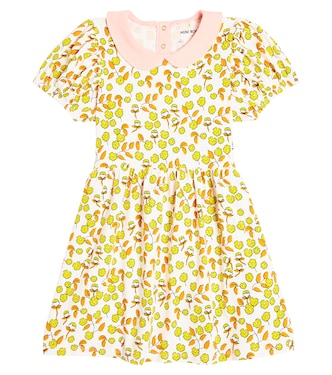 Robe Flowers en coton mélangé | Mini Rodini