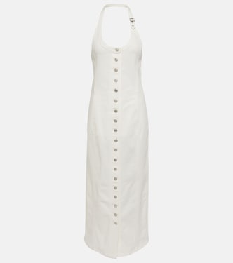Vestido midi Multiflex de denim | Courrèges