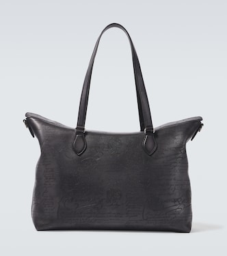 Late Hour Scritto leather tote bag | Berluti