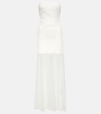 Bridal - Abito lungo in cady | David Koma