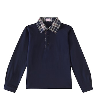 Tijo cotton-blend jersey polo shirt | La Coqueta
