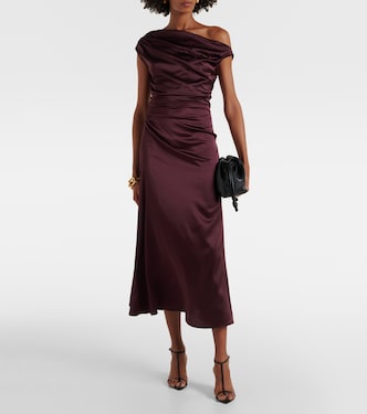 Midikleid Phare aus Satin | Staud