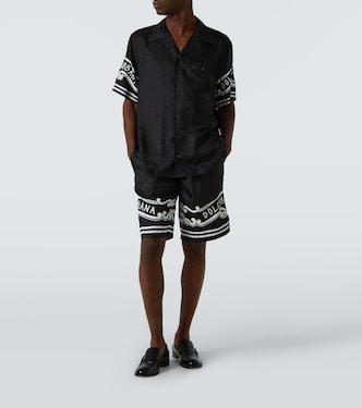 Printed silk twill shirt | Dolce&Gabbana