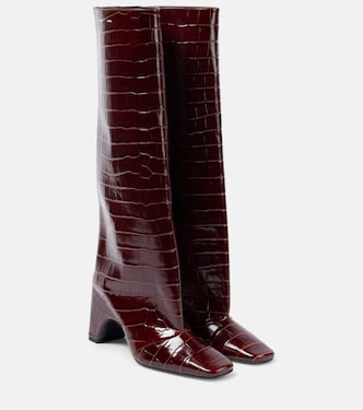 Botas altas Bridge de piel grabada | Coperni