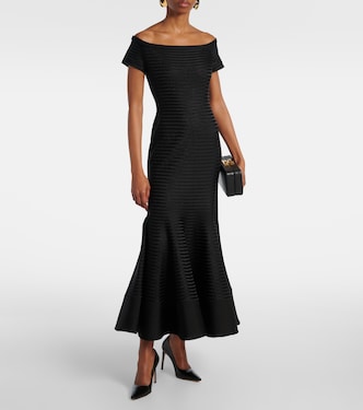 Abito lungo a righe | Carolina Herrera