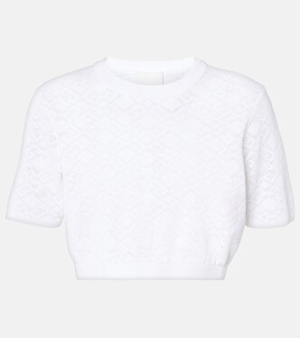 Monogram 72 jacquard crop top | Givenchy