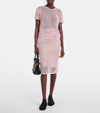 Gonna midi in crochet | Prada