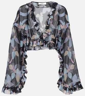 Top en soie à fleurs | Chloé