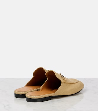 Mules Princetown Horsebit in canvas GG | Gucci