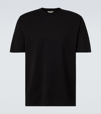 Luster Plaiting cotton T-shirt | Auralee