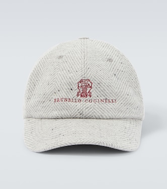 Logo wool and cashmere baseball cap | Brunello Cucinelli