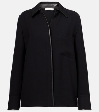 Chemise en cuir synthétique | Vince