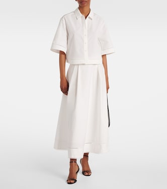 Camicia in popeline di cotone con ricamo | Róhe