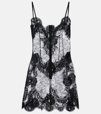 Sheer lace minidress | Dolce&Gabbana