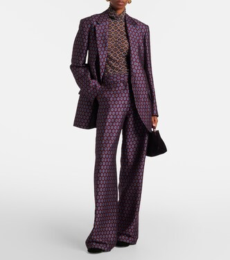 印花高领上衣 | Dries Van Noten