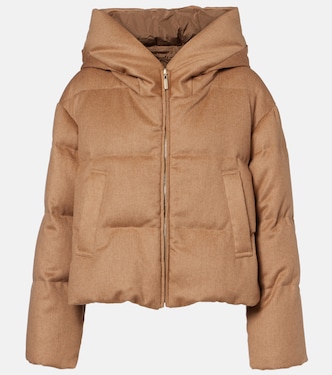 Chaqueta de plumas reversible Dalia de pelo de camello | Max Mara