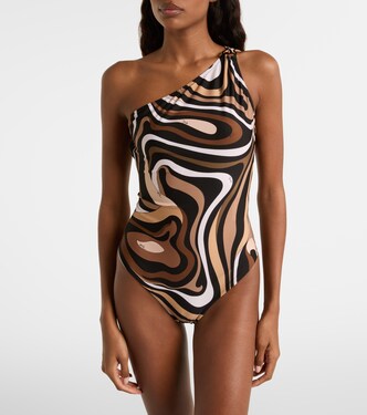 Marmo one-shoulder swimsuit | Pucci