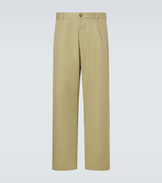 Fuji cotton twill straight pants | Loro Piana