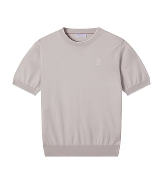 Logo cotton top | Brunello Cucinelli Kids