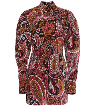 Paisley cotton minidress | Rotate