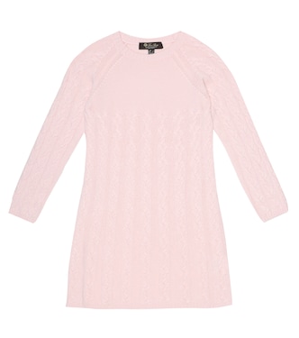 Abito in cashmere a trecce | Loro Piana Kids