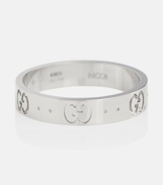 Anello Icon in oro bianco 18kt | Gucci