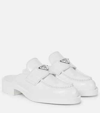 Leather slippers | Prada
