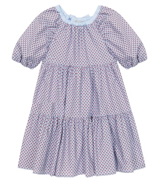 Cotton printed dress | Il Gufo