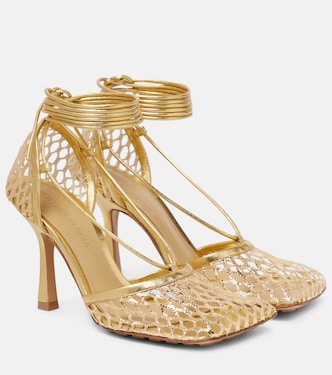 Pumps Stretch in mesh e pelle | Bottega Veneta