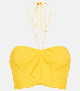Kyra halterneck crop top | Staud