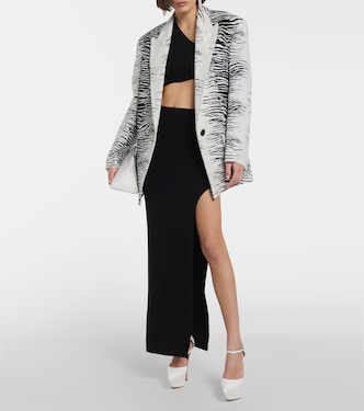 Angelica leather platform pumps | Amina Muaddi