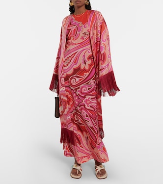 Printed silk gown | Etro