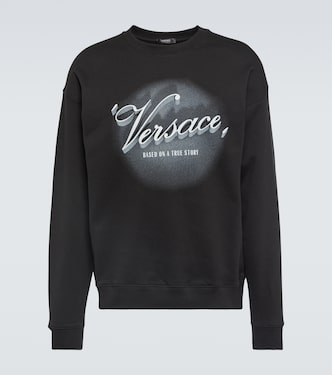 Sudadera de jersey de algodón estampada | Versace